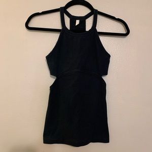 Free People Black Movement Top Size XS